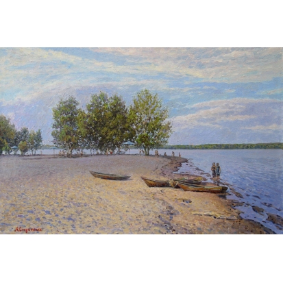 Вечер на Волге