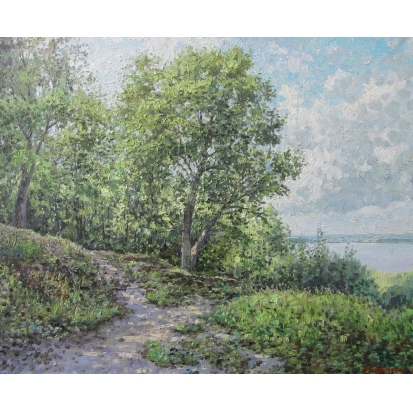 Летний день на Волжском берегу