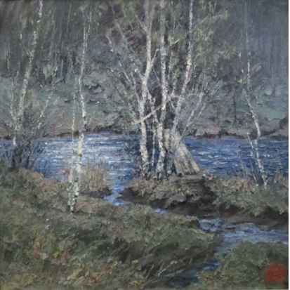 Бушует талая вода