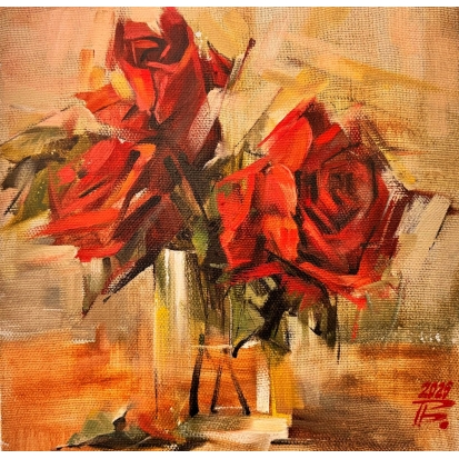 Розы красные