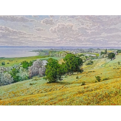 Волжский берег.Село Степное.