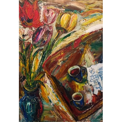 Цветы и чашки