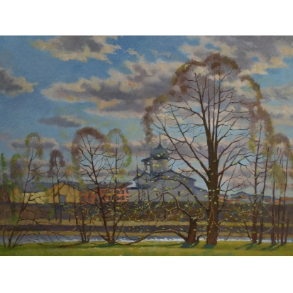 Монастырь. Весна