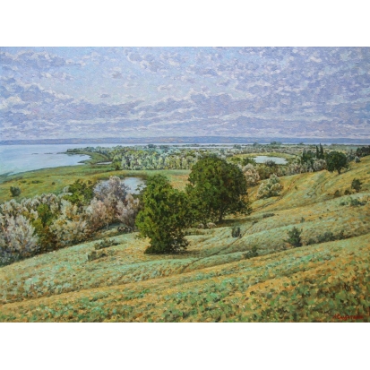 Волжский берег.Село Степное.