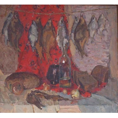 Натюрморт с рыбой