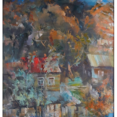 Дом с красной крышей