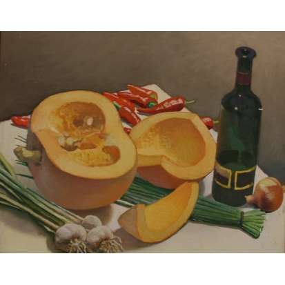 Натюрморт с тыквой