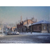 Первый снег в Саратове. Улица Симбирская